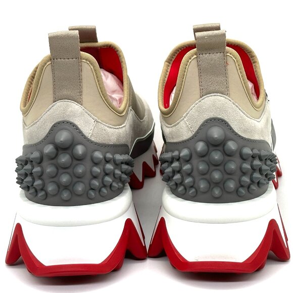 Christian Louboutin SHARKYLOUB SP Spikes Flat Leather Sneakers Shoes Mens main image 5